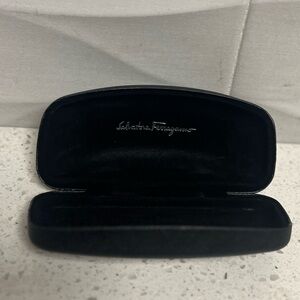 Salvatore Ferragamo Classic Black Glasses Case